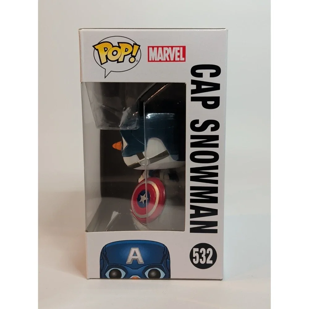 New Funko Pop Marvel Cap Snowman #532 Christmas -‎ Captain America